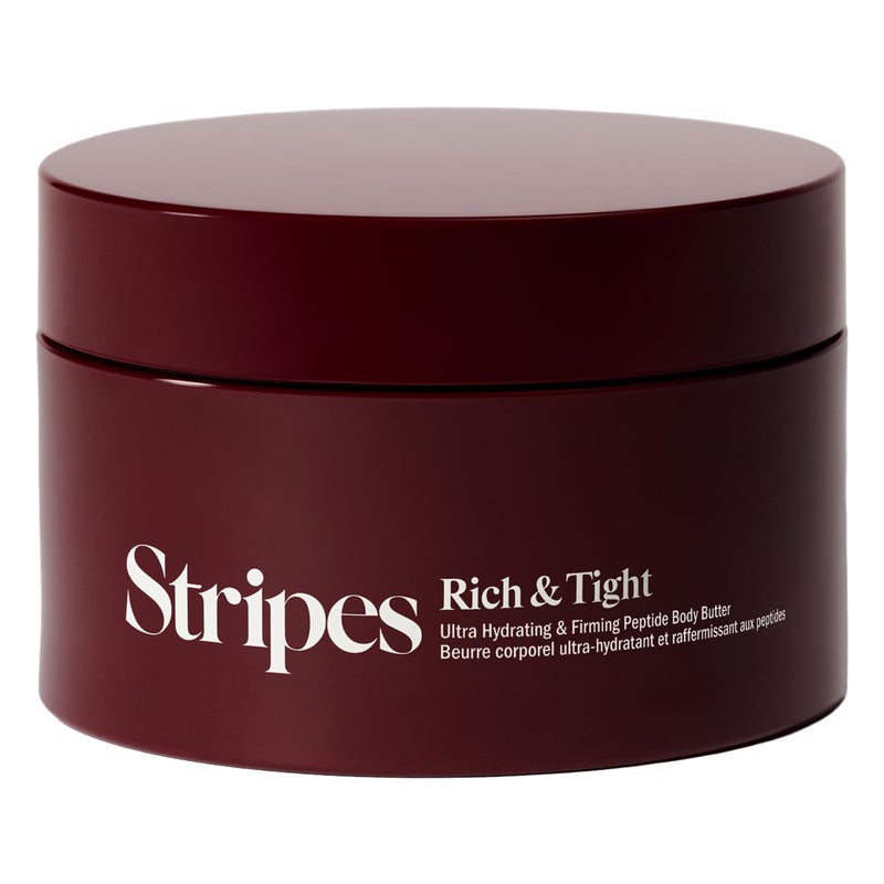 STRIPES Beauty (by Naomi Watts) - Rich & Tight Ultra Hydrating & Firming Peptide Body Butter with Ectoine and Squalane, Improves Skin Firmness, Texture and Tone, 16.48 oz - Image 1