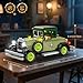 Brihappen Vintage Classic Car Model Building Set with Light for Adults Boys Girls 1297 PCS Antique Cars Model Home Office Collection Retro Classic Car Building Toy - Image 4