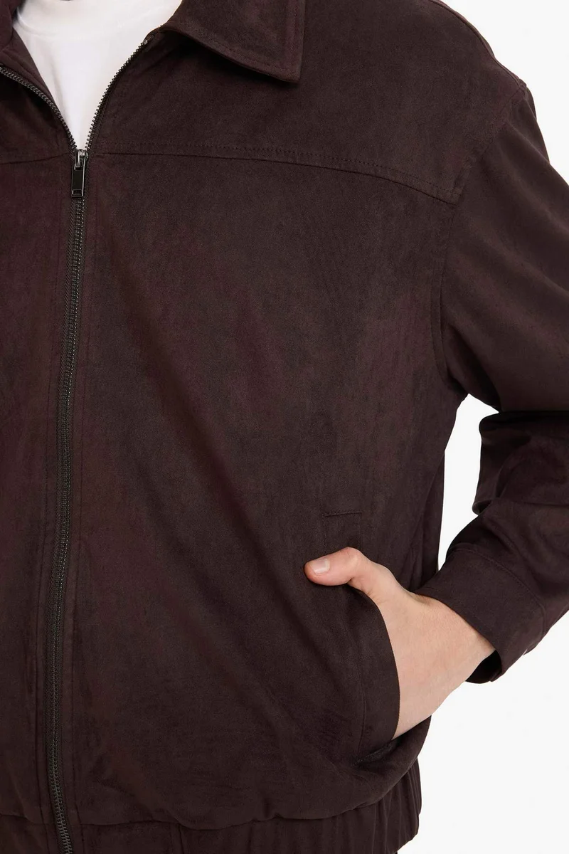 Defacto  Pockets Zip-Up Jacket for Men | Best Price UAE