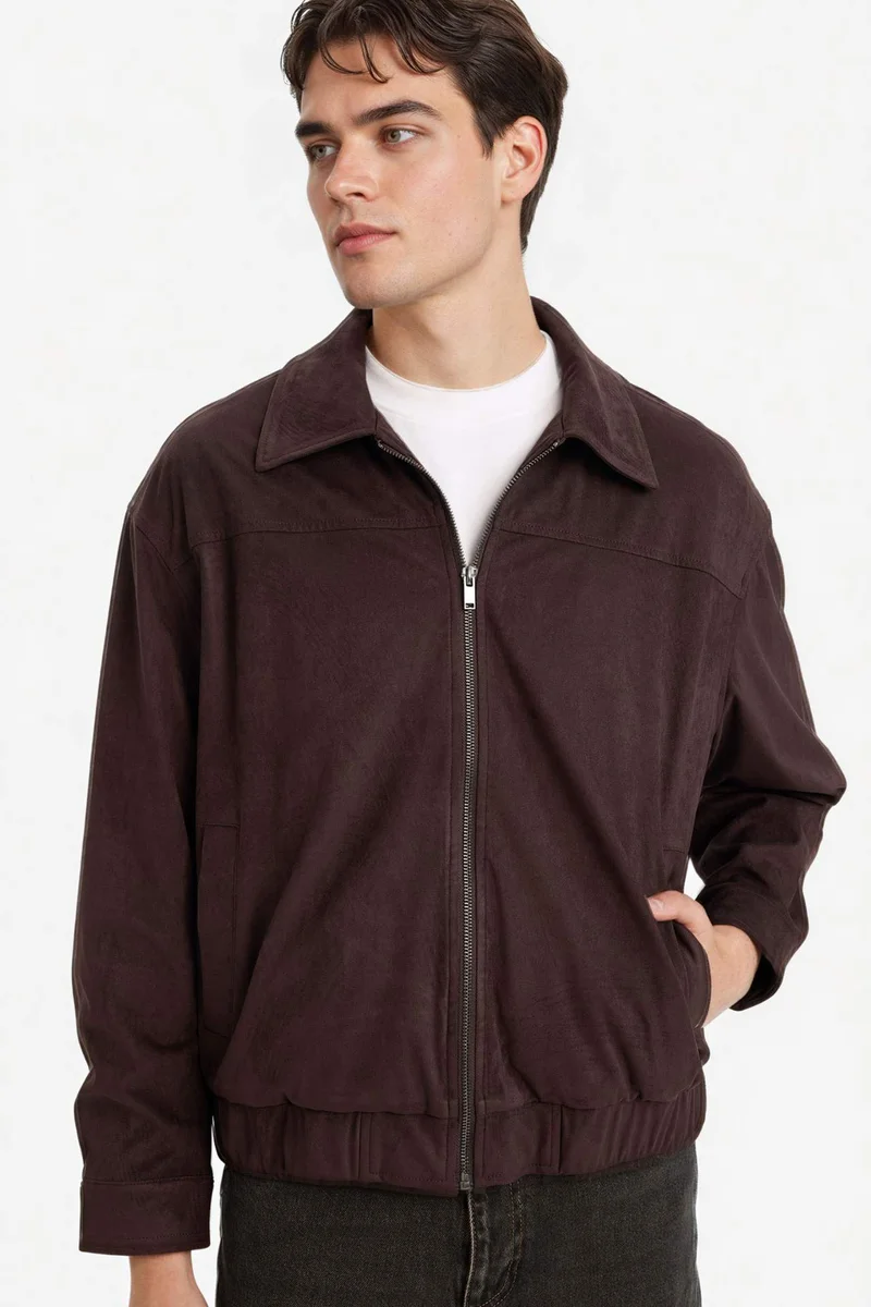 Defacto  Pockets Zip-Up Jacket for Men | Best Price UAE