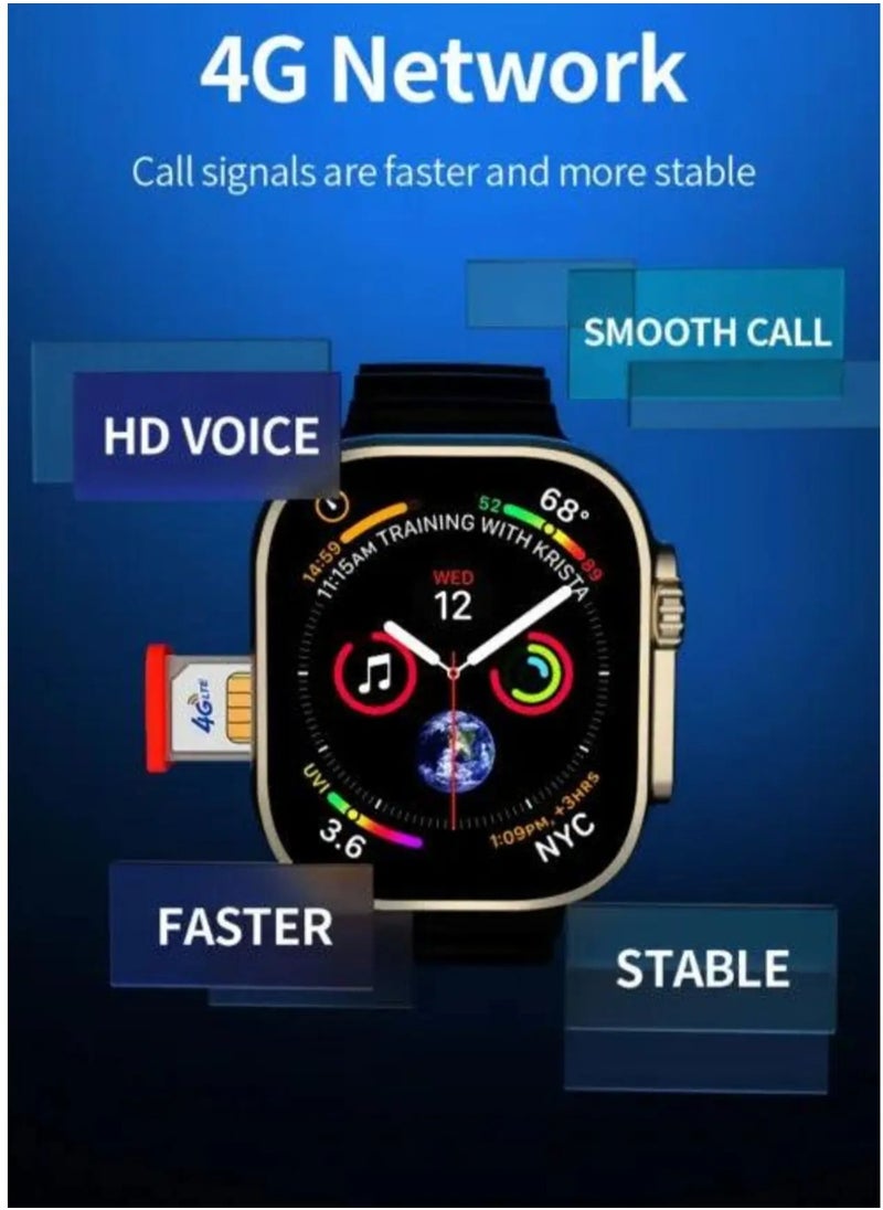 JAJEEK - "HW68 Ultra Smart Watch for Men – 49mm HD Screen with Compass & NFC" - Image 1