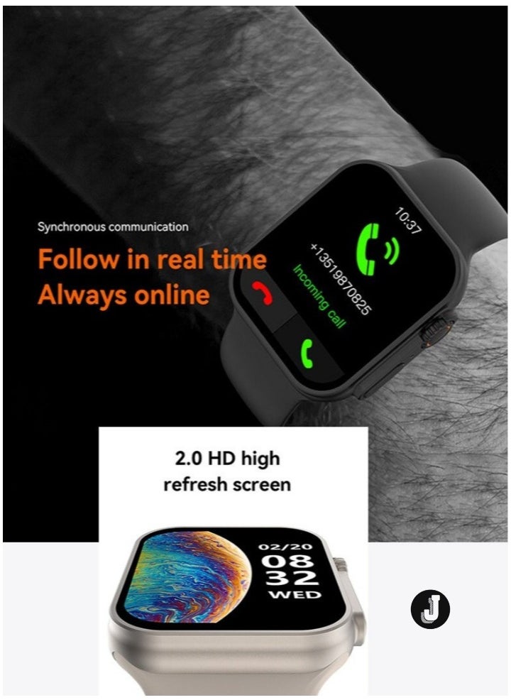 JAJEEK - "HW68 Ultra Smart Watch for Men – 49mm HD Screen with Compass & NFC" - Image 1