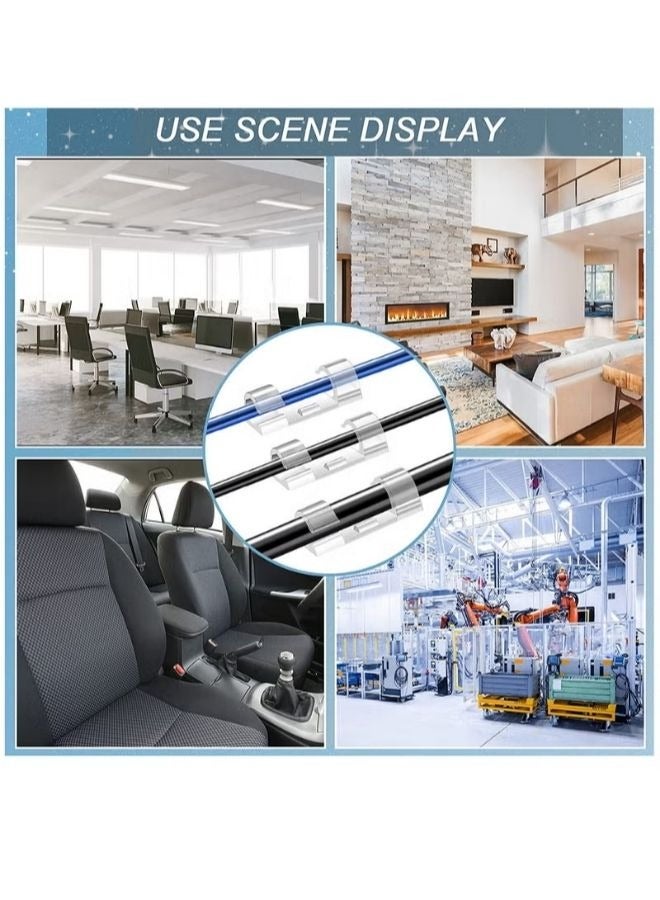 20-Piece Self Adhesive Cable Management Clips, Sticky Wire Cord Organizers Holder For TV - Image 4