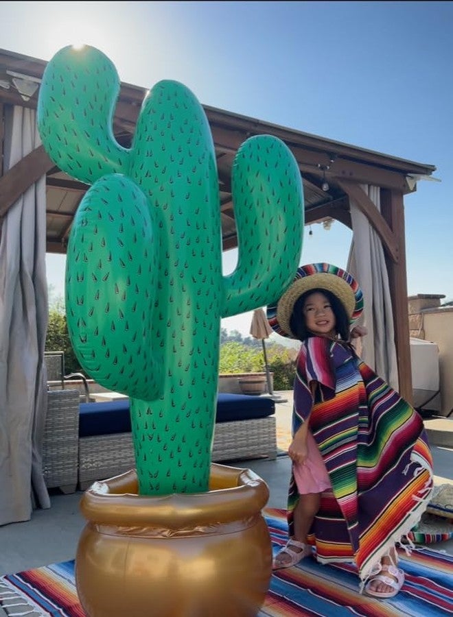 GiftExpress Inflatable 76" Jumbo Cactus Prop Decor, Giant Cactus Tree for Mexicano Fiesta Theme Party Decor, Cinco De Mayo Prop, Hawaiian Pool Party, Desert Western Cowboy Theme Decoration - Image 2