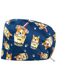 Gasin Printed Surgical Cap With Buttons  - Image 1