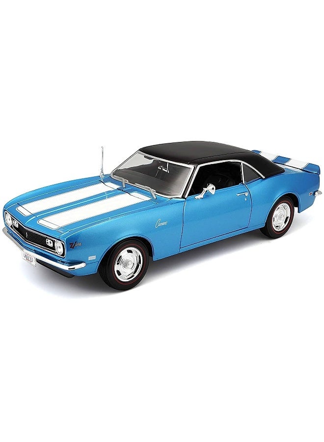 Maisto Maisto Special Edition 1968 Chevrolet Camaro Z/28 Coupe Die-cast Car (1:18, Blue)  - Image 1