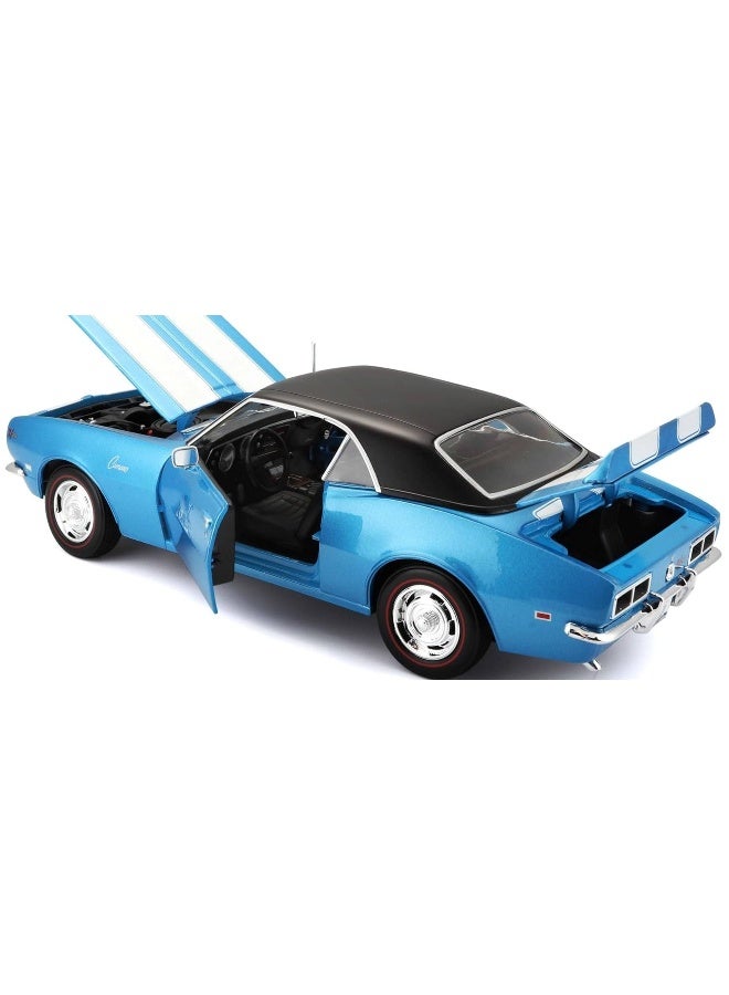 Maisto Maisto Special Edition 1968 Chevrolet Camaro Z/28 Coupe Die-cast Car (1:18, Blue)  - Image 3