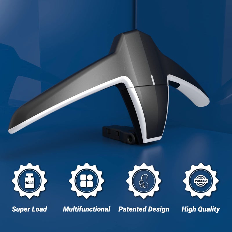 KOLLIEE Sandure Car Coat Hanger Headrest Back Car Seat Coat Hanger Multifunctional Car Hanger for Coat Suit Jacket - Image 3