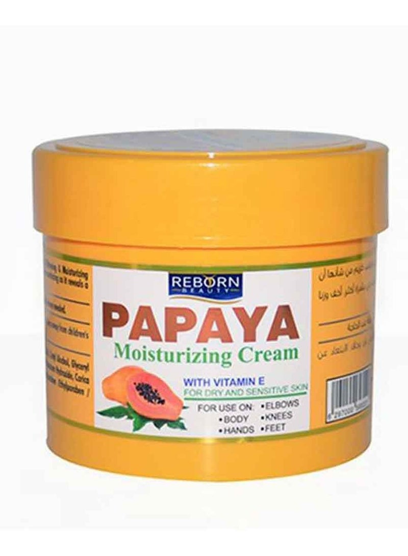 REBORN Face And Body Papaya Moisturizing Cream 500ml (Pack of 6) - Image 3