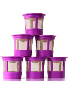 GoodCups 6 Reusable K Cups for Keurig Coffee Makers - BPA Free Universal Fit Purple Refillable Kcups Coffee Filters for 1.0 and 2.0 Keurig Brewers  - Image 1