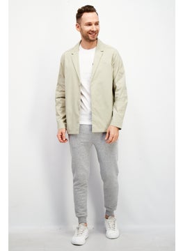 PUMA Men Athletic Fit Embroidered Logo Semi-Formal Jacket, Olive  - Image 3