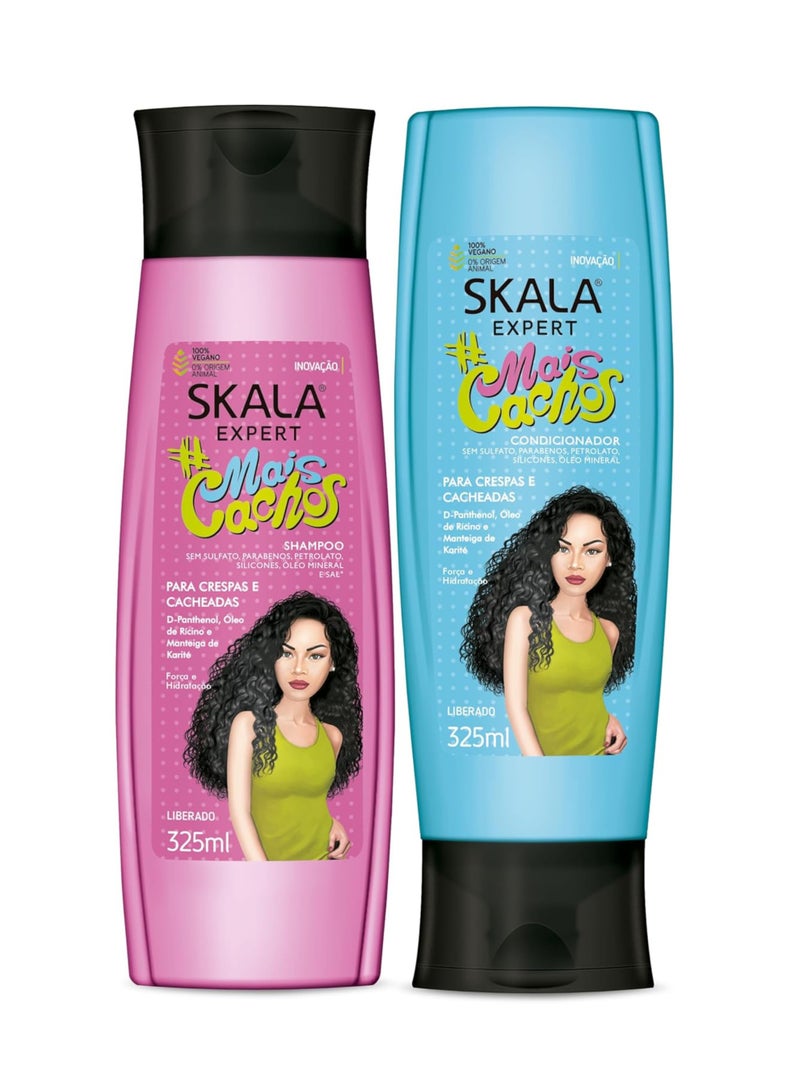 SKALA Expert Mais Cachos Shampoo and Conditioner 325 Ml Kit - Image 1