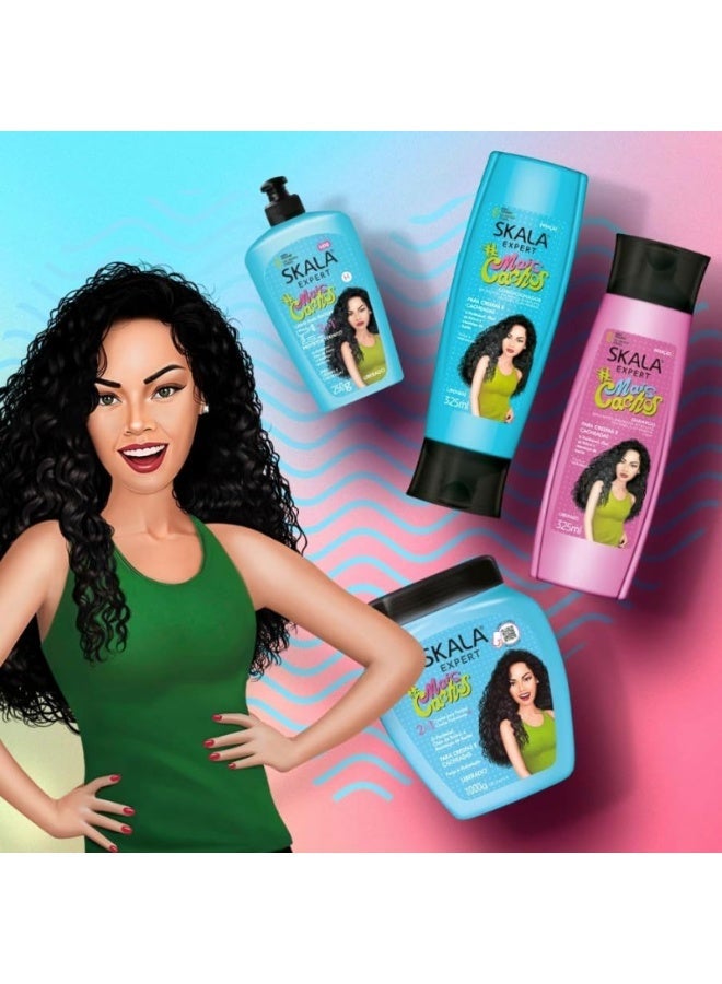 SKALA Expert Mais Cachos Shampoo and Conditioner 325 Ml Kit - Image 4