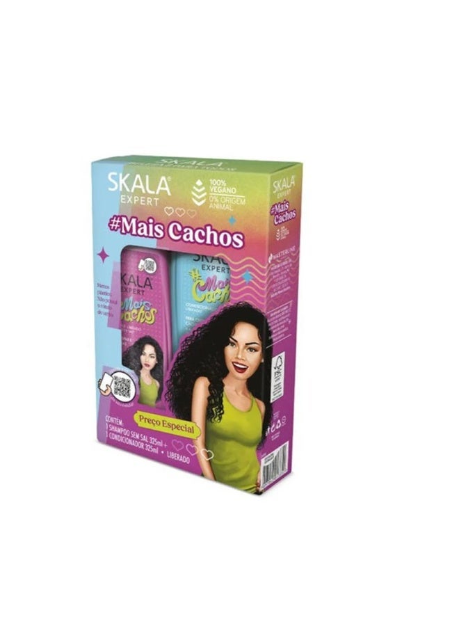 SKALA Expert Mais Cachos Shampoo and Conditioner 325 Ml Kit - Image 2