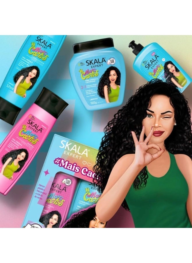 SKALA Expert Mais Cachos Shampoo and Conditioner 325 Ml Kit - Image 3