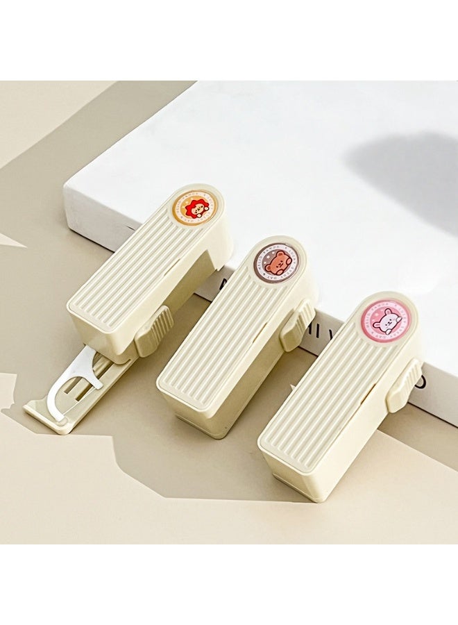 1 صندوق تخزين خيوط الأسنان ، يحتوي على 10 صناديق خيوط الأسنان التلقائية الخفيفة الراقية الإبداعية المنزلية المحمولة ، صناديق خيوط الأسنان المحمولة ، صناديق تخزين مقطع خيوط الأسنان التلقائية ، صناديق تخزين موزع خيوط الأسنان السفر ، صناديق مقطع قابلة لإعادة الشحن ، بما في ذلك 10 مقاطع خيوط الأسنان لتنظيف الأسنان (أسلوب أرنب لطيف) - Image 2