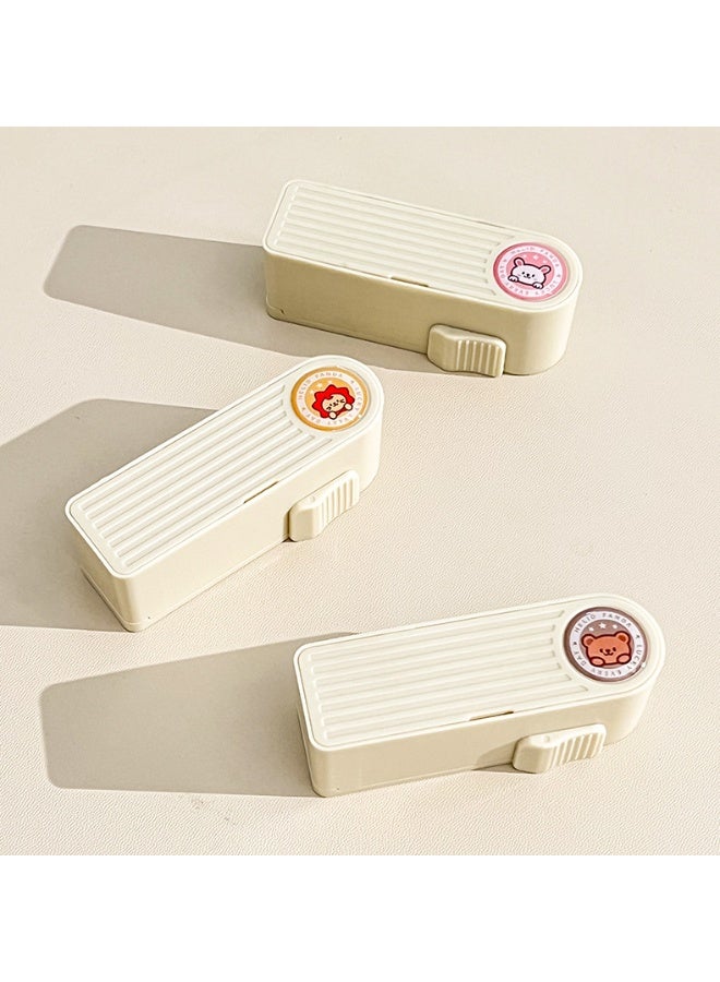 1 صندوق تخزين خيوط الأسنان ، يحتوي على 10 صناديق خيوط الأسنان التلقائية الخفيفة الراقية الإبداعية المنزلية المحمولة ، صناديق خيوط الأسنان المحمولة ، صناديق تخزين مقطع خيوط الأسنان التلقائية ، صناديق تخزين موزع خيوط الأسنان السفر ، صناديق مقطع قابلة لإعادة الشحن ، بما في ذلك 10 مقاطع خيوط الأسنان لتنظيف الأسنان (أسلوب أرنب لطيف) - Image 4