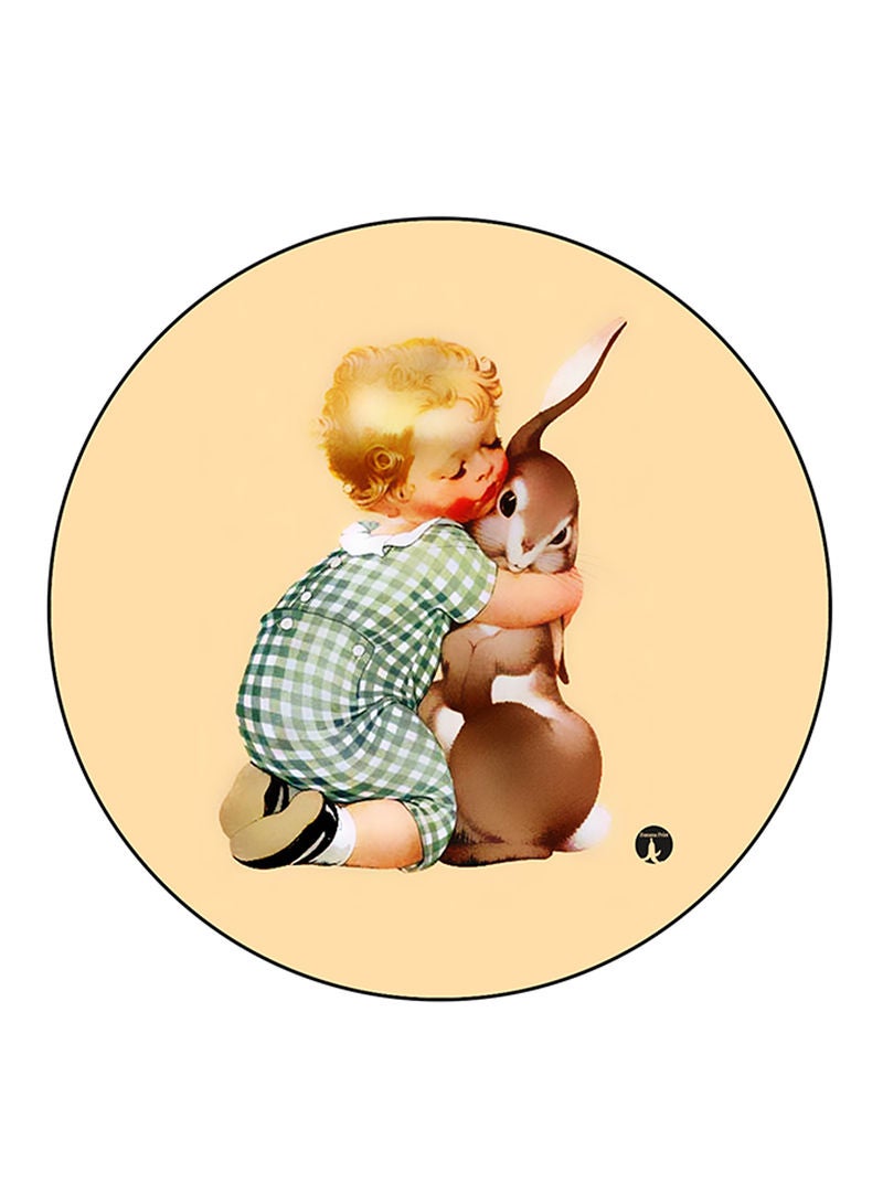 RKN Vintage Art Printed Mouse Pad Multicolour