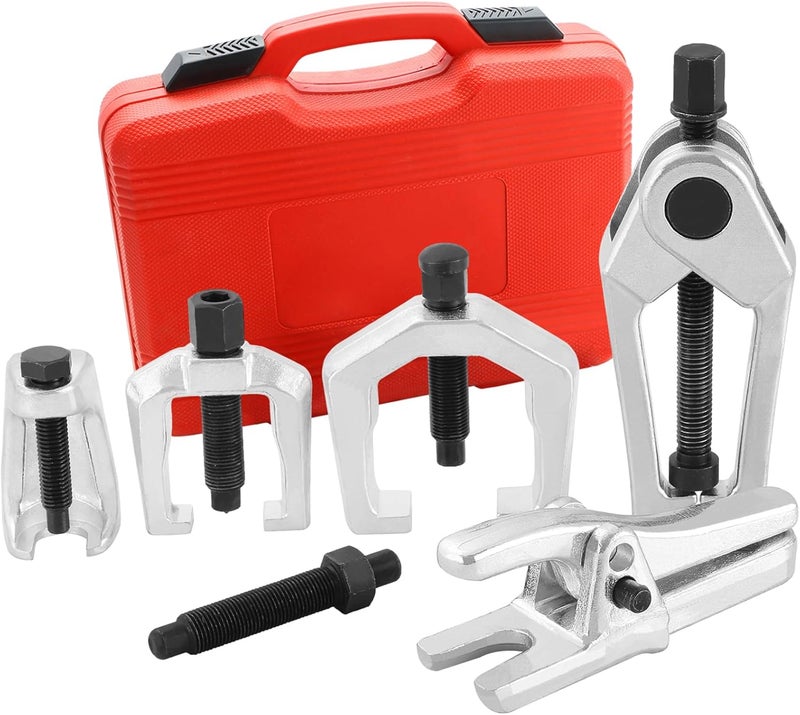 DASBET 5pc Front End Service Tool Kit - Ball Joint Separator, Pitman Arm & Tie Rod Puller - Image 1
