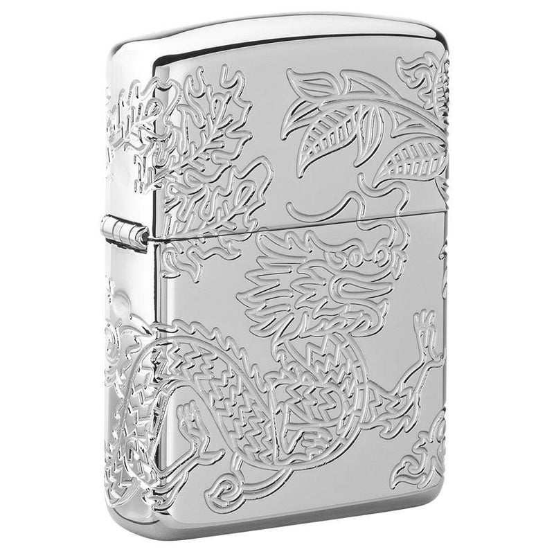 Zippo Armor Dragon and Phoenix Design Pocket Lighter - Image 2