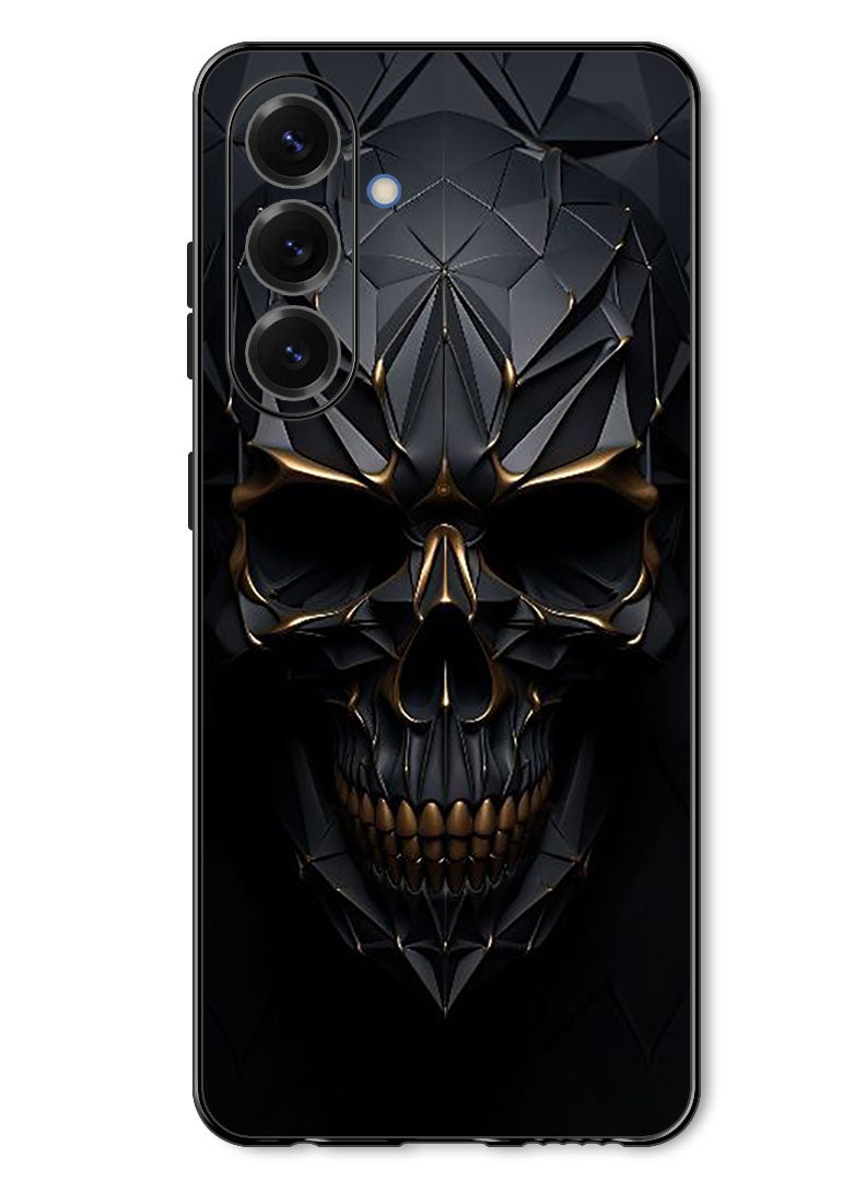 Theodor Case Compatible with Samsung Galaxy A57 Protection Shockproof Bumper Cover Skull Art - Image 1