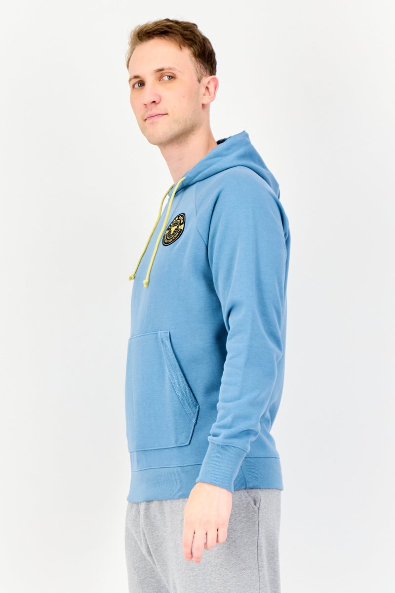 UNDER ARMOUR Men Loose Fit Long Sleeve Outdoor Hoodie, Slate Blue - Image 2