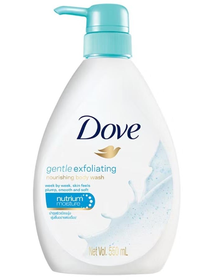 دوف غسول الجسم المقشر اللطيف 550 مل