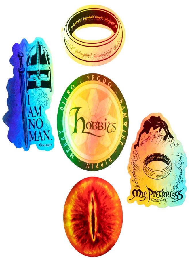 Conquest Journals Lord of The Rings Vinyl Stickers, 60 Unique Stickers Including 5 Holograms, Waterproof, UV and Scratch Resistant, Officially Licensed - Image 3