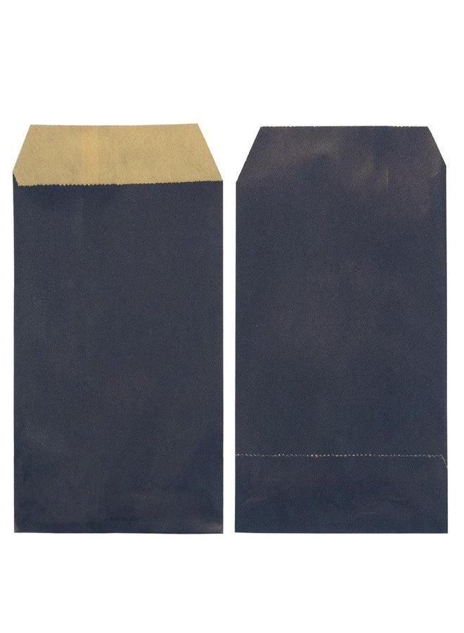 AZOWA Candy Buffet Bags Navy Blue Color 5 x 7 In Small Paper Treat Bags Pack of 120 - Image 3