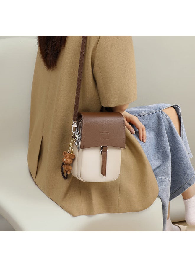 Viney Leather Phone Bag, Stylish Handbag, Women's Brand Shoulder Crossbody Bag, Birthday Gift For Girlfriend, Qixi Festival Gift - Image 2