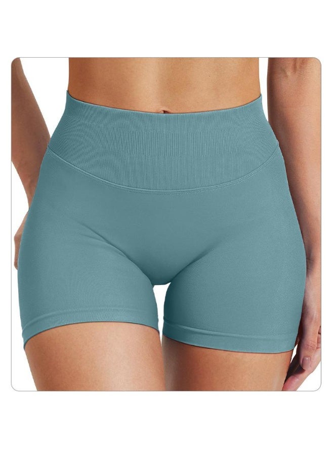 Shorts  Solid Seamless Half Pants Women Soft Fitness Outfits Yoga Pants Gym Running Bike Wear  - Image 2