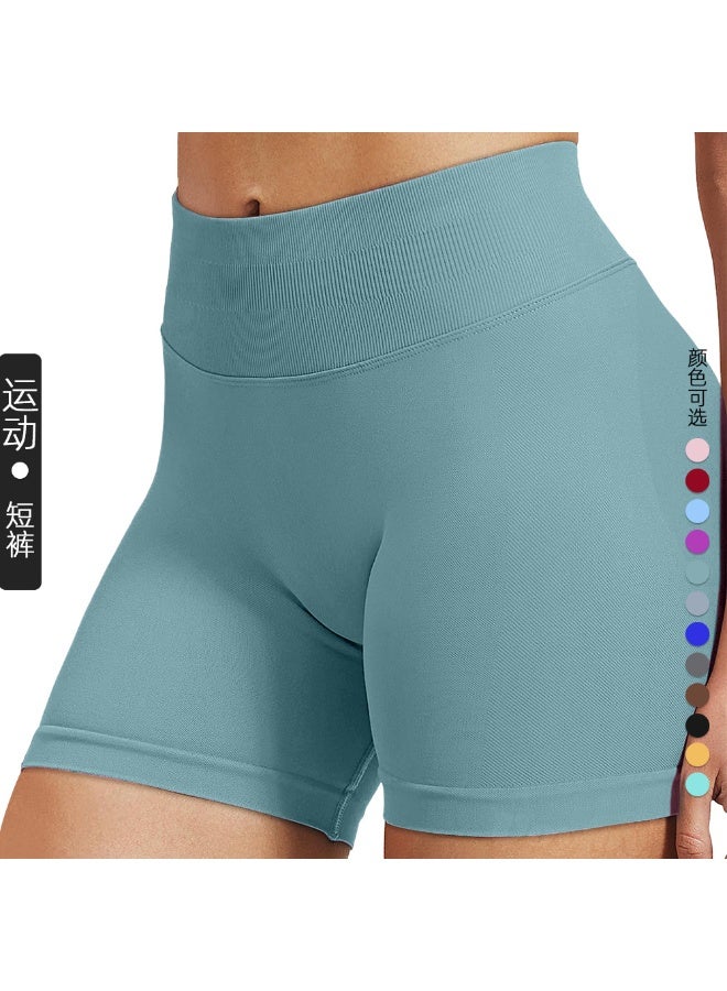 Shorts  Solid Seamless Half Pants Women Soft Fitness Outfits Yoga Pants Gym Running Bike Wear  - Image 1
