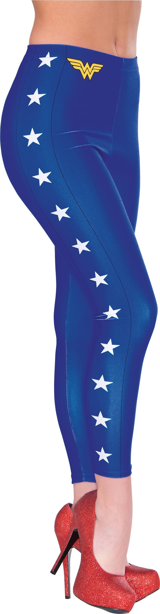 Rubies DC Comics: Wonder Woman Leggings for Adults by Rubies, Women's One Size - Image 2