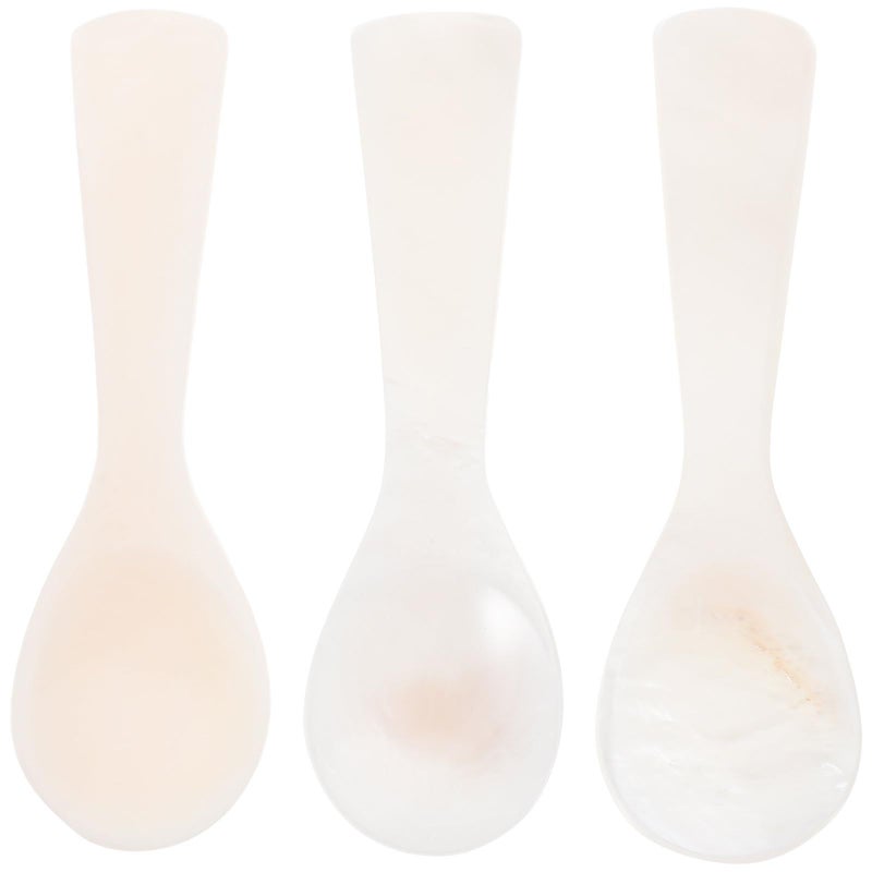 Zerodeko 3 Inch Mother of Pearl Caviar Spoons Set 3 for Dining - Image 2