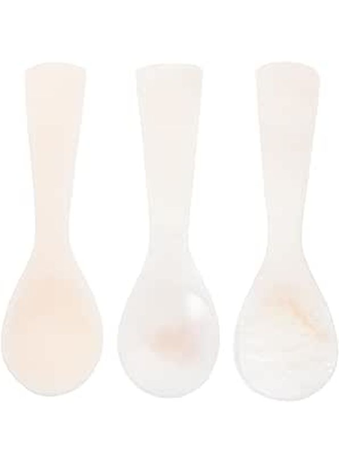 Zerodeko 3 Inch Mother of Pearl Caviar Spoons Set 3 for Dining - Image 1