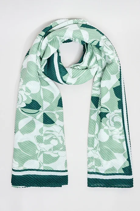 أر أند بي Patterned Scarf, 180X85cm