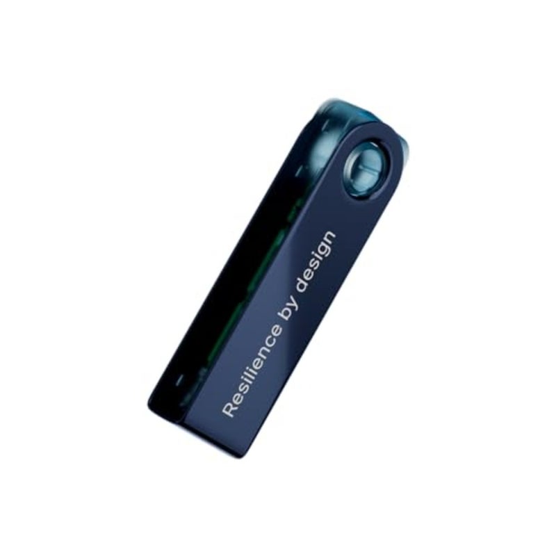 محفظة Nano S Plus Signer 1 وحدة التشفير NFT لمستخدمي سطح المكتب وأجهزة Android، الفولاذ المقاوم للصدأ باللون الأزرق Neptune، توقيع آمن للأجهزة، تصميم أنيق - Image 5