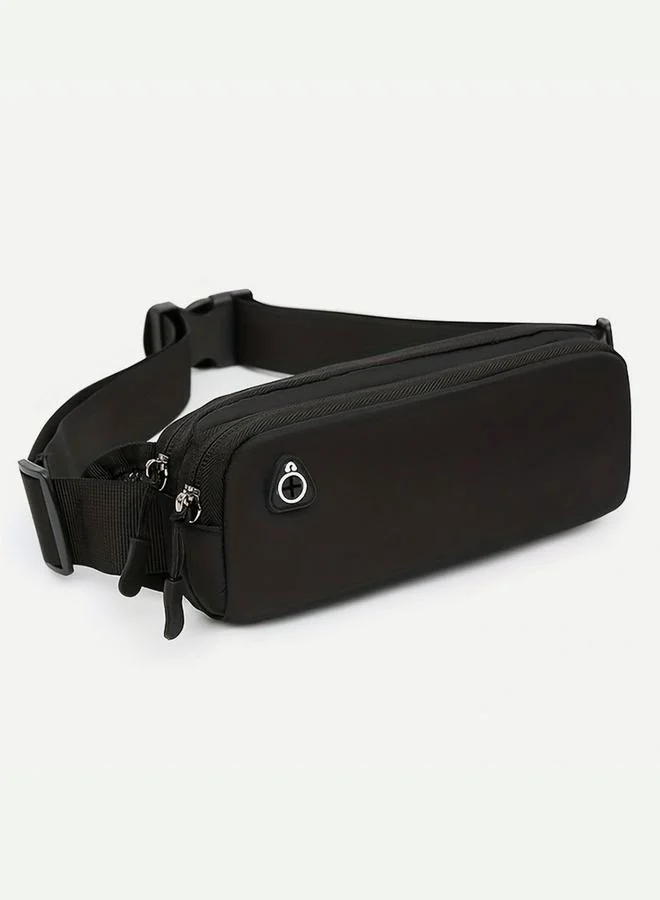 Take Two Solid Zip Closure Crossbody Bag