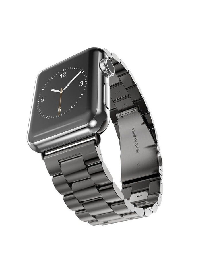 Metal Bands Compatible with Apple Watch Band 38mm 40mm 41mm, Stainless Steel Magnetic Absorption Strap, Wristband for iWatch Band for Apple Watch Series 7/6/5/4/3/2/1/SE, - Image 1