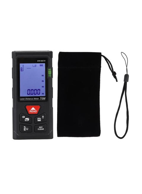 Handheld Infrared Laser Distance Meter Rangefinder High Accuracy Range Measuring Gauge for Construction SW‑MS70(70m Measurement Range)