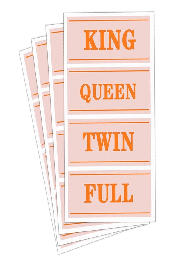 Besttile Bed Sheets Set Storage Labels,Closet Organization Sheet Sticker,4x2 inch,10 Sheets Per Pack - Image 1