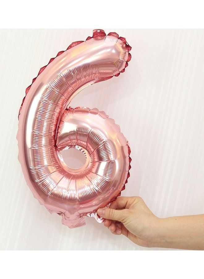 إسكدنيا بالون حفلات من ورق الأومنيوم على شكل أرقام 5 قطع - Image 1