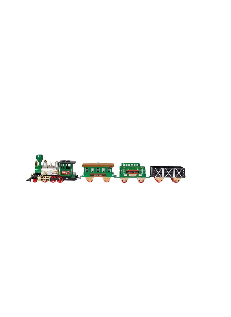 20-Piece Battery Operated Lighted and Animated Classic Train Set with Sound toy for kid  - Image 2
