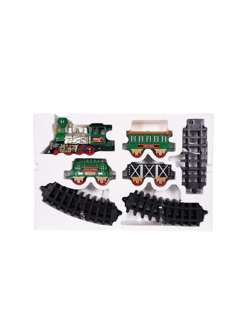 20-Piece Battery Operated Lighted and Animated Classic Train Set with Sound toy for kid  - Image 3