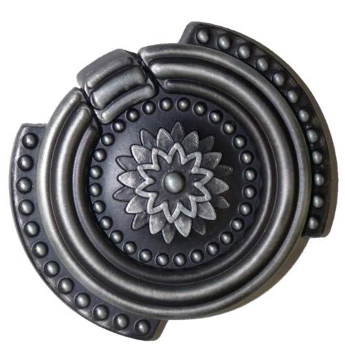 RISEOM Cabinet Door PullerWardrobe Drawer Pull Kadi 6 BlackFlower