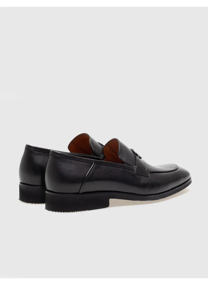Cabani Leather Black Men's Classic Shoes