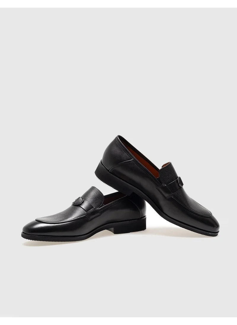 Cabani Leather Black Men's Classic Shoes