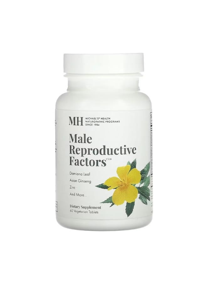 مايكلز ناتوروباثيك Male Reproductive Factors 60 Vegetarian Tablets - Image 1