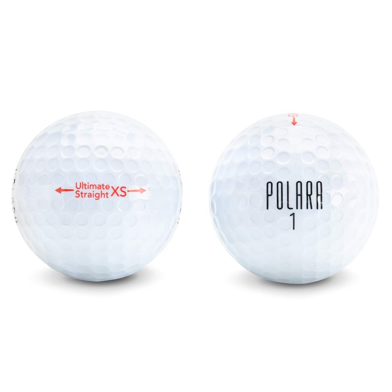 Polara Ultimate Straight Premium Golf Balls | Hook and Slice Correction | Handicap Range 12+ | Perfect for Recreational Golfers | 1 Dozen (12-Balls) | 2pc Construction of Central Core and Outer Cover - Image 3