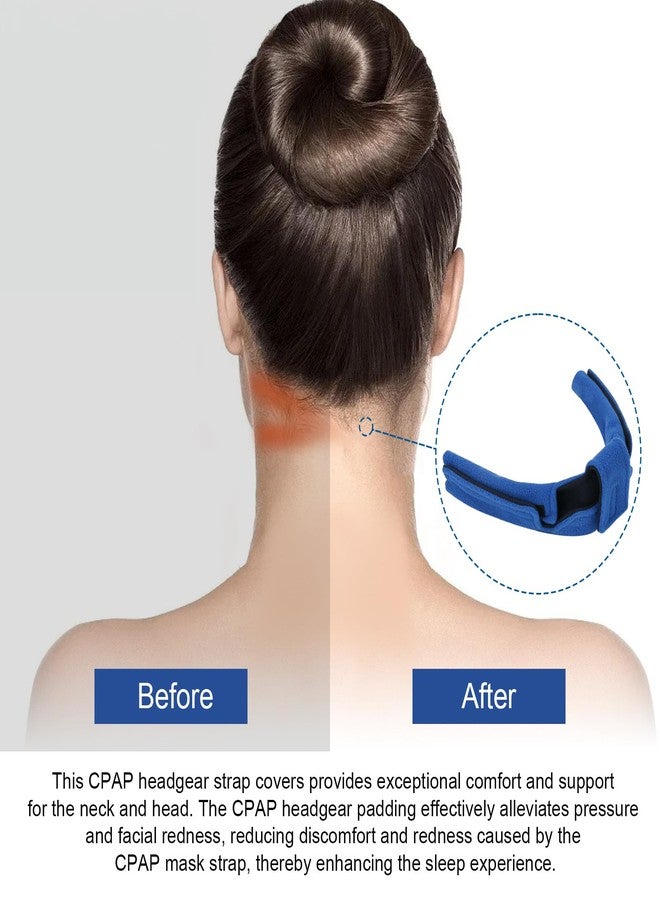 LEWEREST CPAP Neck Pad for CPAP Headgear Straps, CPAP Comfort Neck and Face Cover, Soft Fleece CPAP Strap Cushions, Universal and Compatible with Most CPAP Full Face & BiPAP Headgear Strap - Image 5